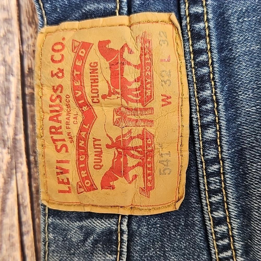 LEVI'S 541 ATHLETIC FIT DENIM BLUE JEANS - Picture 9 of 13
